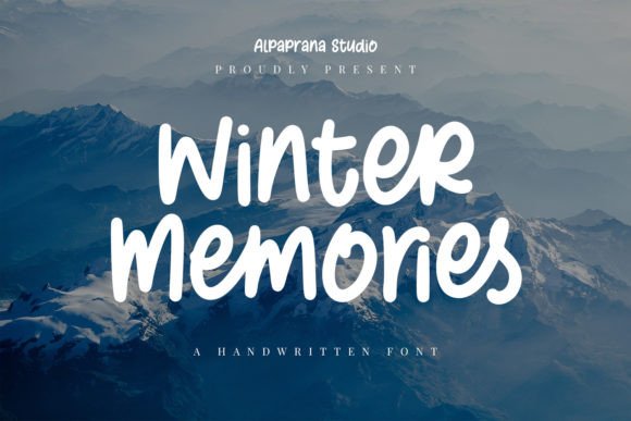 Winter Memories Font Poster 1