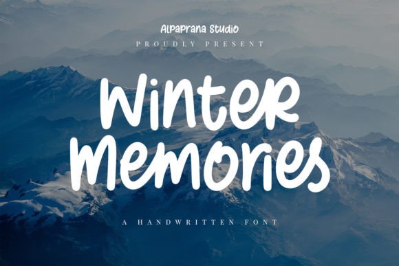 Winter Memories Font Poster 1