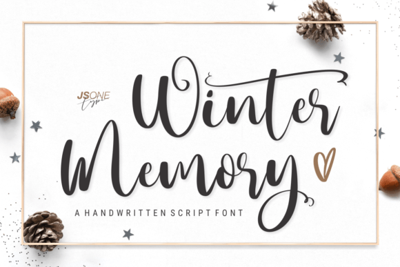 Winter Memory Font Poster 1