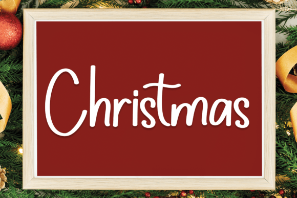 Winter Night Font Poster 4