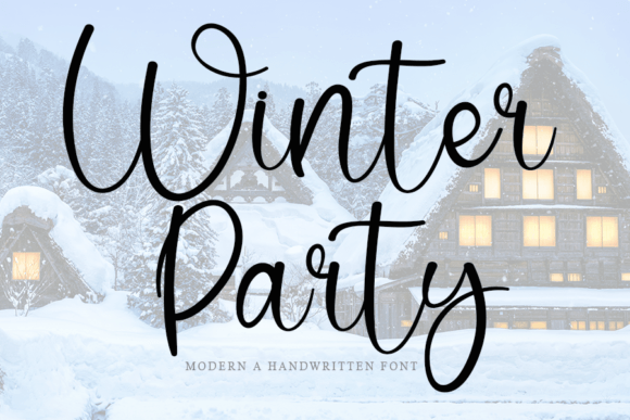 Winter Party Font