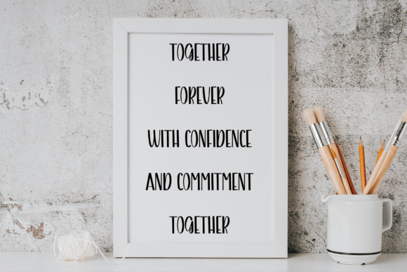 Winter School Font Poster 5