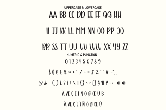 Winter School Font Poster 7
