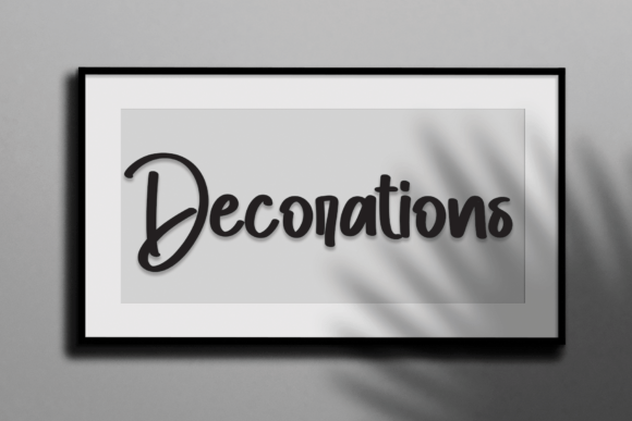 Winter Signature Font Poster 2