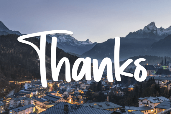 Winter Signature Font Poster 6