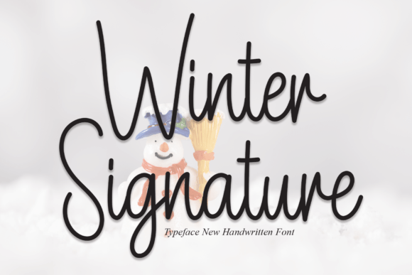 Winter Signature Font