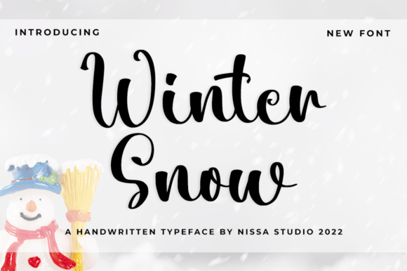 Winter Snow Font
