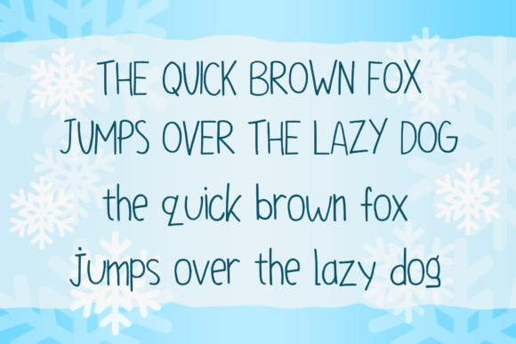 Winter Solstice Font Poster 4
