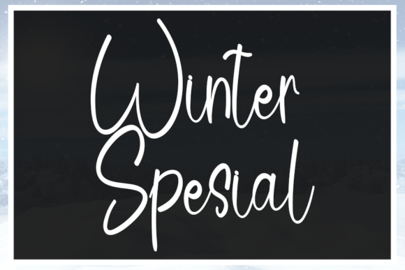 Winter Spesial Font
