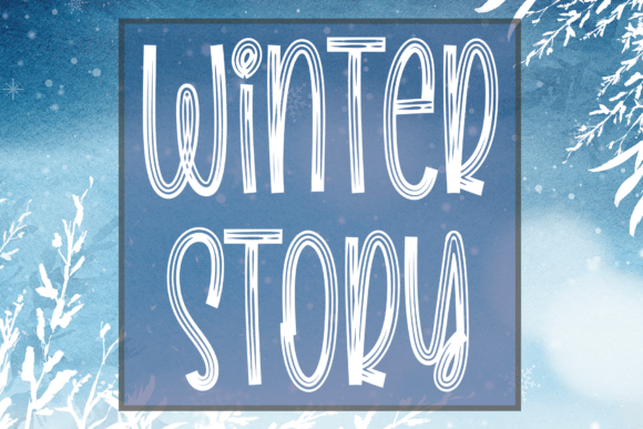 Winter Story Font Poster 1