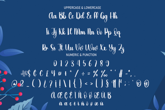 Winter Time Font Poster 7