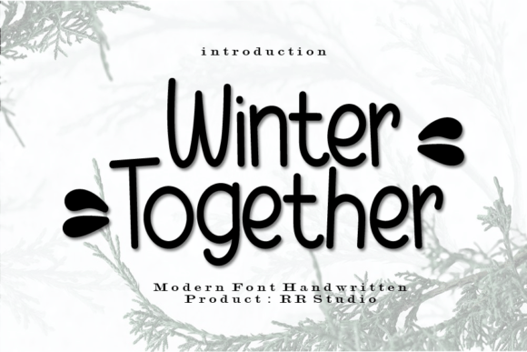 Winter Together Font Poster 1
