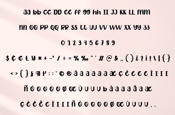 Winter Uniqorn Font Poster 6