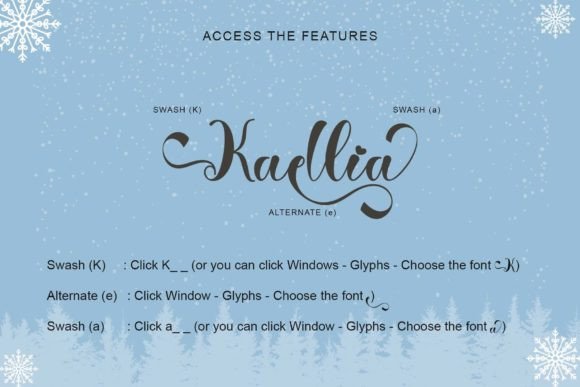 Winter Vacation Font Poster 5