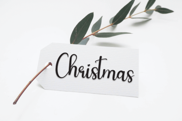 Winter Vintage Font Poster 3
