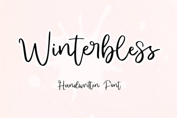 Winterbless Font Poster 1