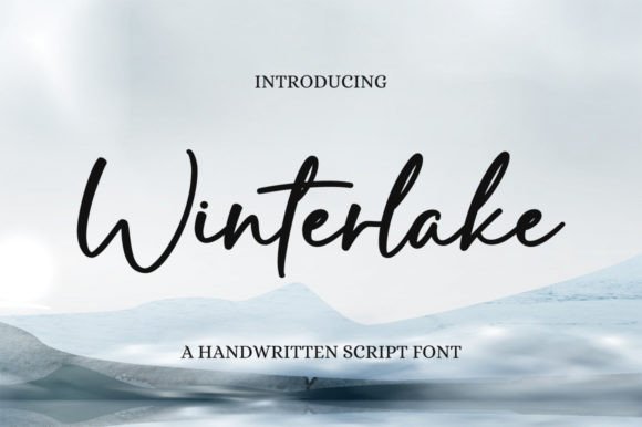 Winterlake Font Poster 1