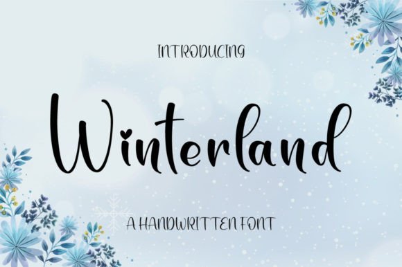 Winterland Font Poster 1