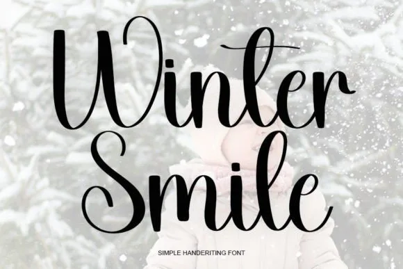 Wintersmile Font Wintersmile Font Poster 1