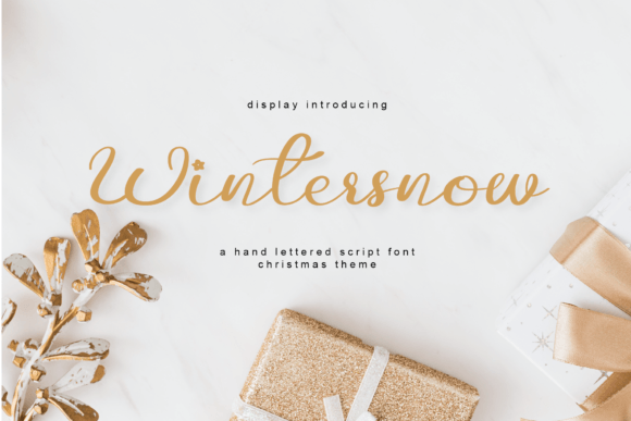 Wintersnow Font Poster 1