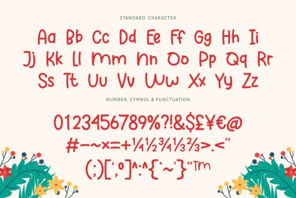 Wishing Christmas Font Poster 9