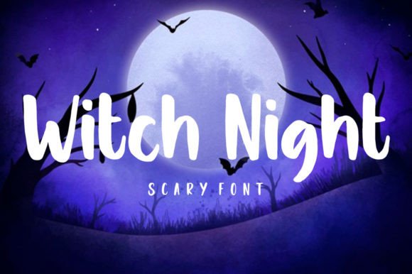 Witch Night Font Poster 1
