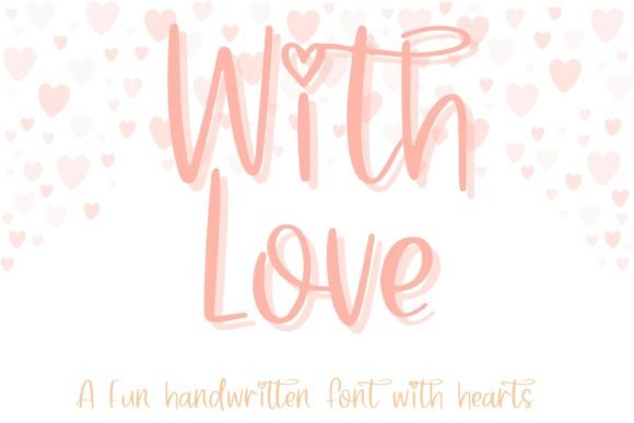 With Love Font Poster 1
