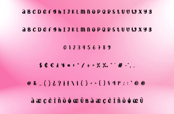 With Mom Font Poster 6