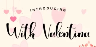 With Valentina Font