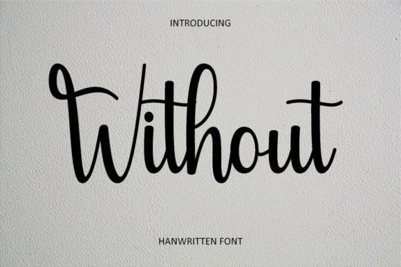 Without Font Poster 1