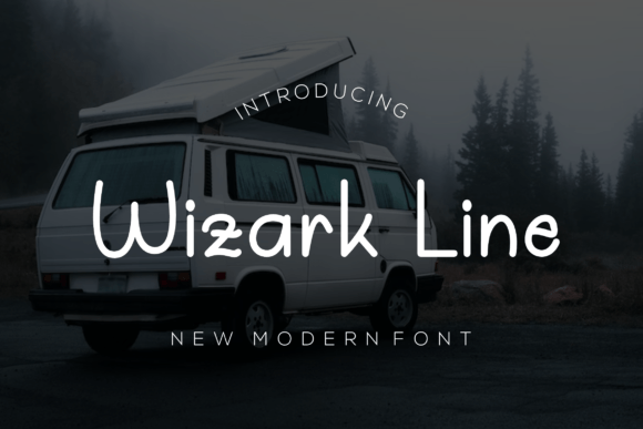 Wizarkline Font Poster 1