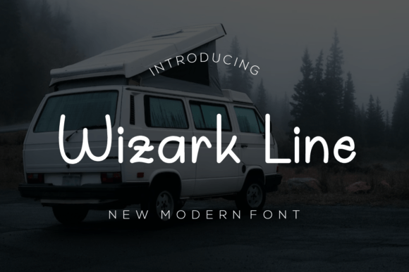 Wizarkline Font Poster 2