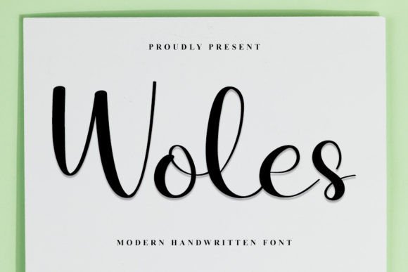 Woles Font Poster 1