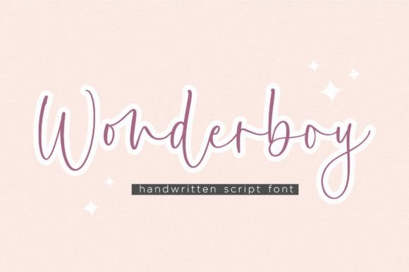 Wonderboy Font Poster 1