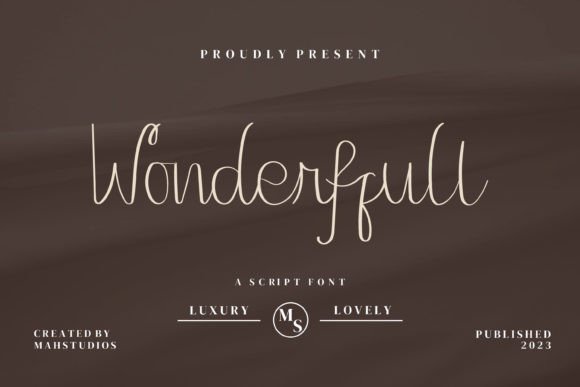 Wonderffull Font Poster 1