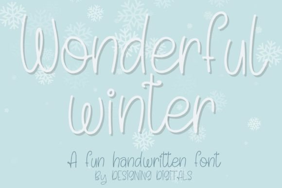 Wonderful Winter Font