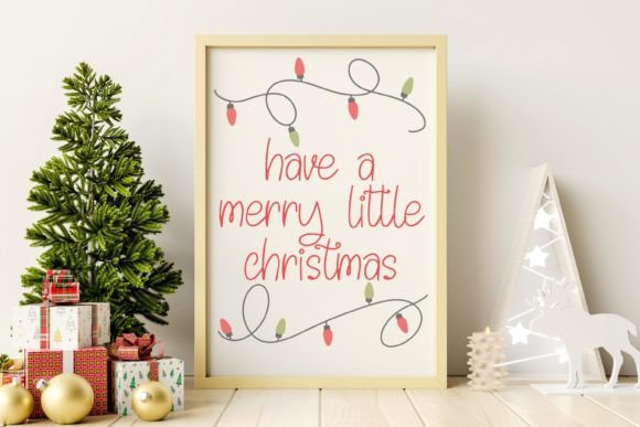 Wonderful Winter Font Poster 3