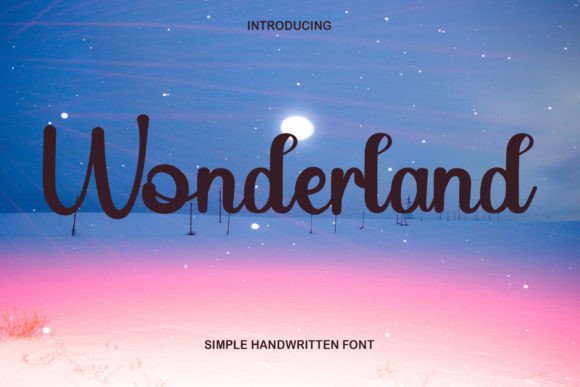 Wonderland Font Poster 1