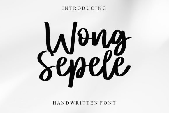 Wong Sepele Font Poster 1