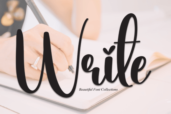 Write Font Poster 1