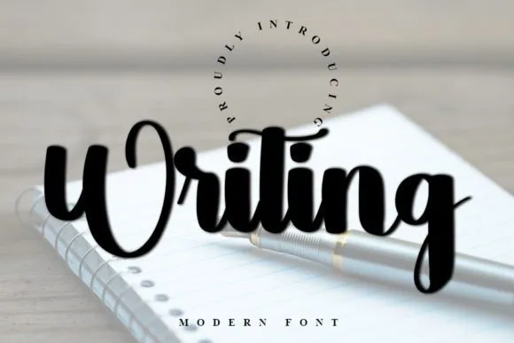 Writing Font Writing Font Poster 1