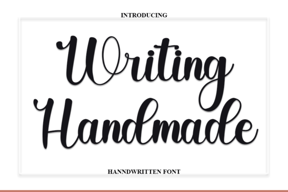 Writing Handmade Font