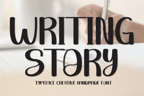 Writing Story Font Poster 1