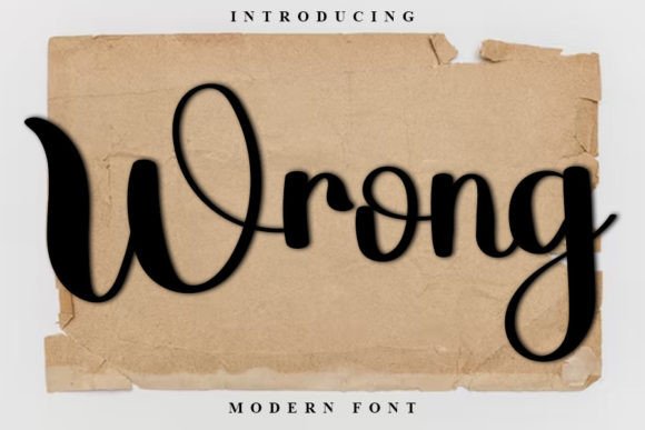 Wrong Font Poster 1