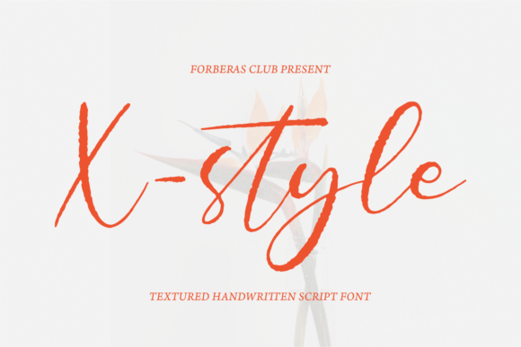 X Style Font Poster 1