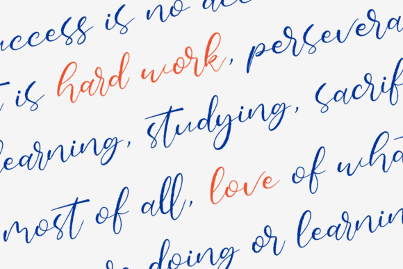 X Style Font Poster 4