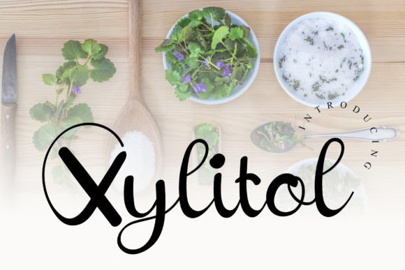 Xylitol Font Poster 1