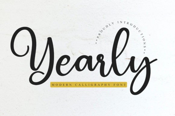 Yearly Font