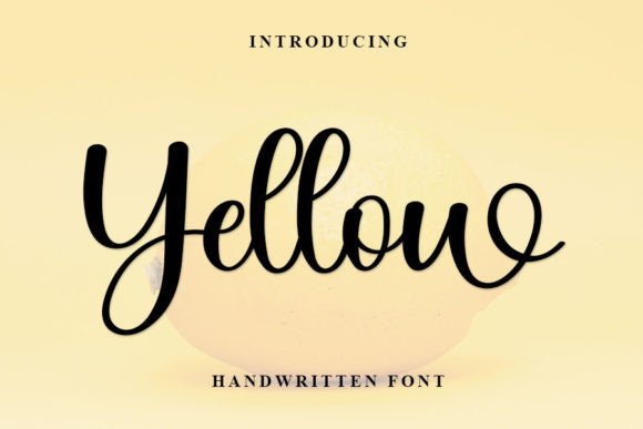 Yellow Font