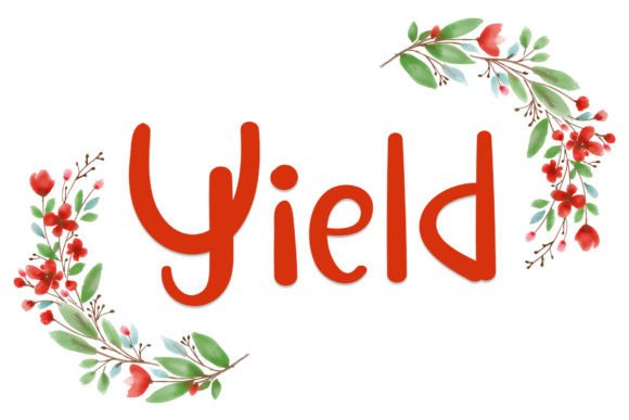 Yield Font Poster 1